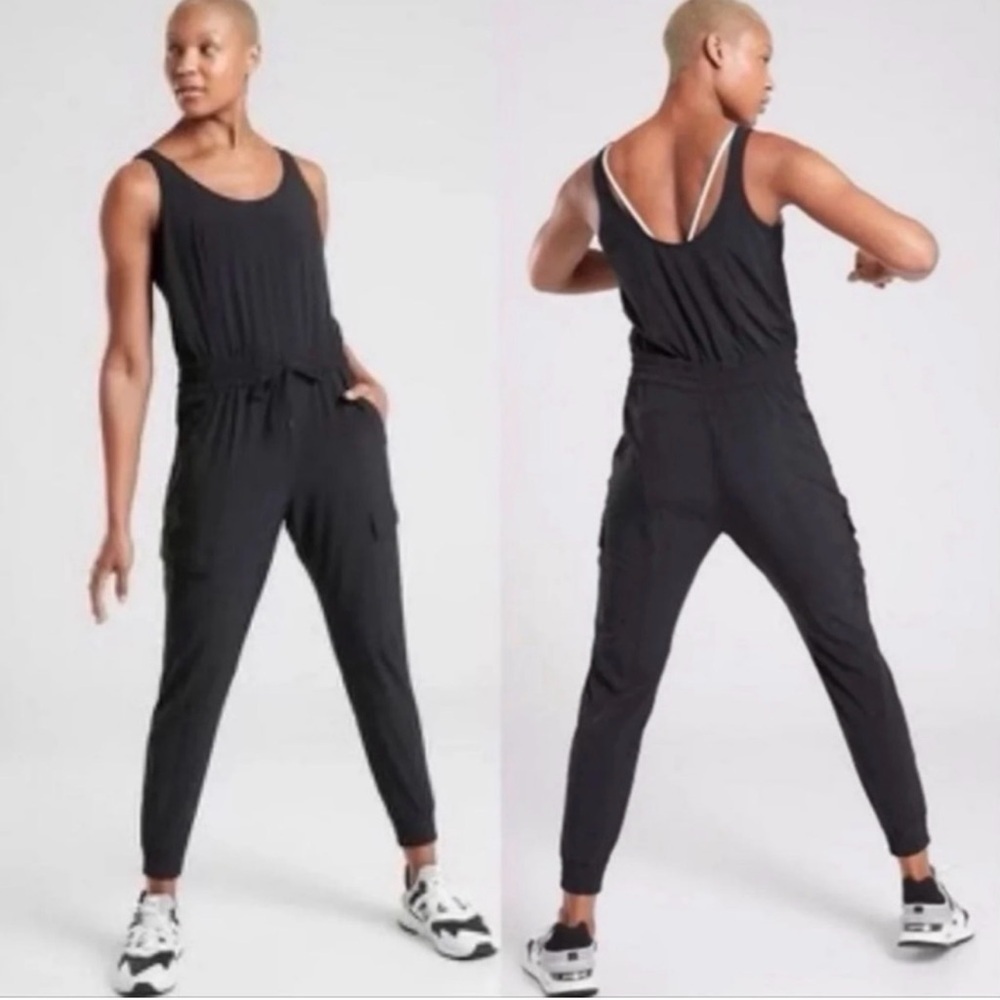 ATHLETA Unbound Jumpsuit in Black Size Small